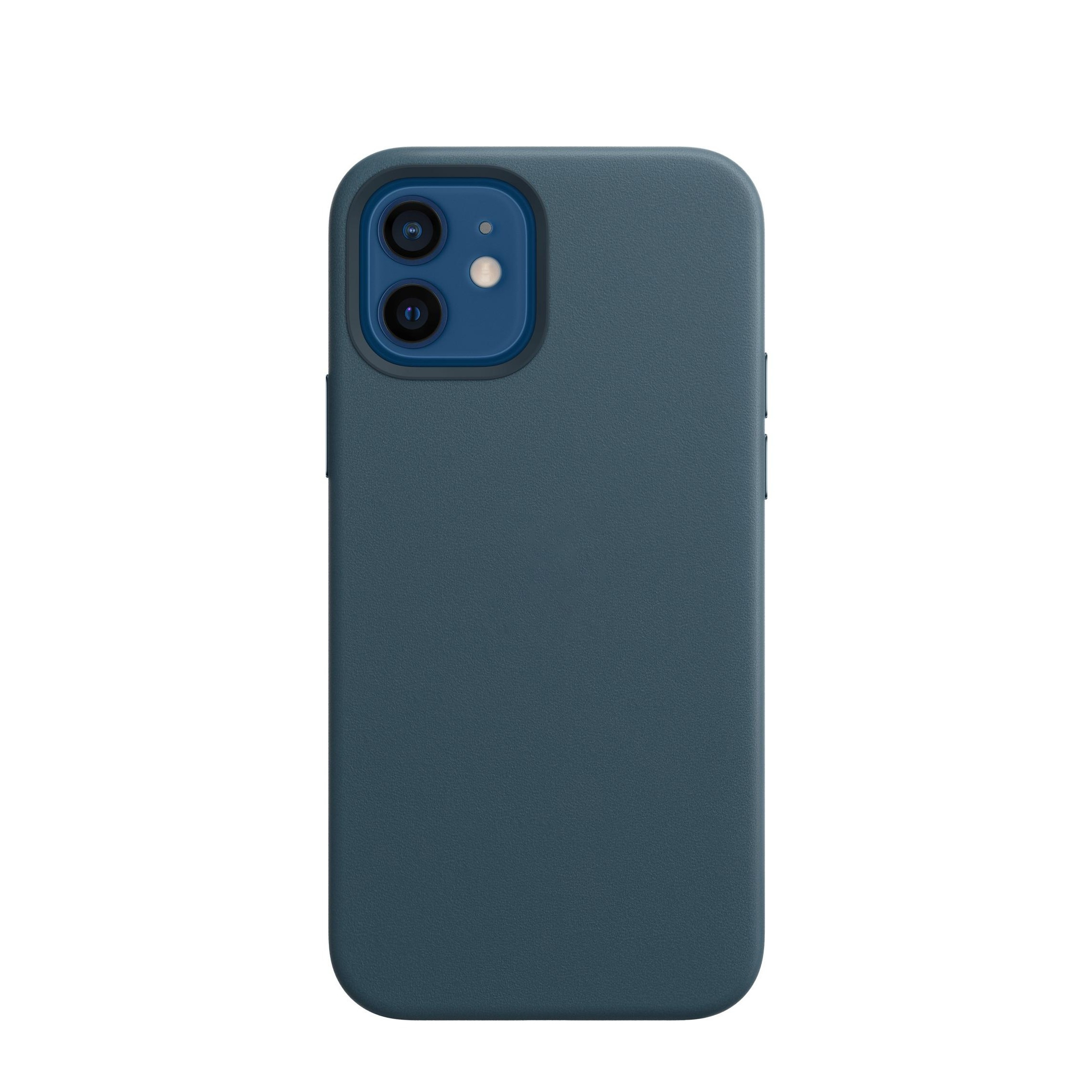 iPhone 12 / iPhone 12 Pro MagSafe Leder Case Schutzhülle - Blau