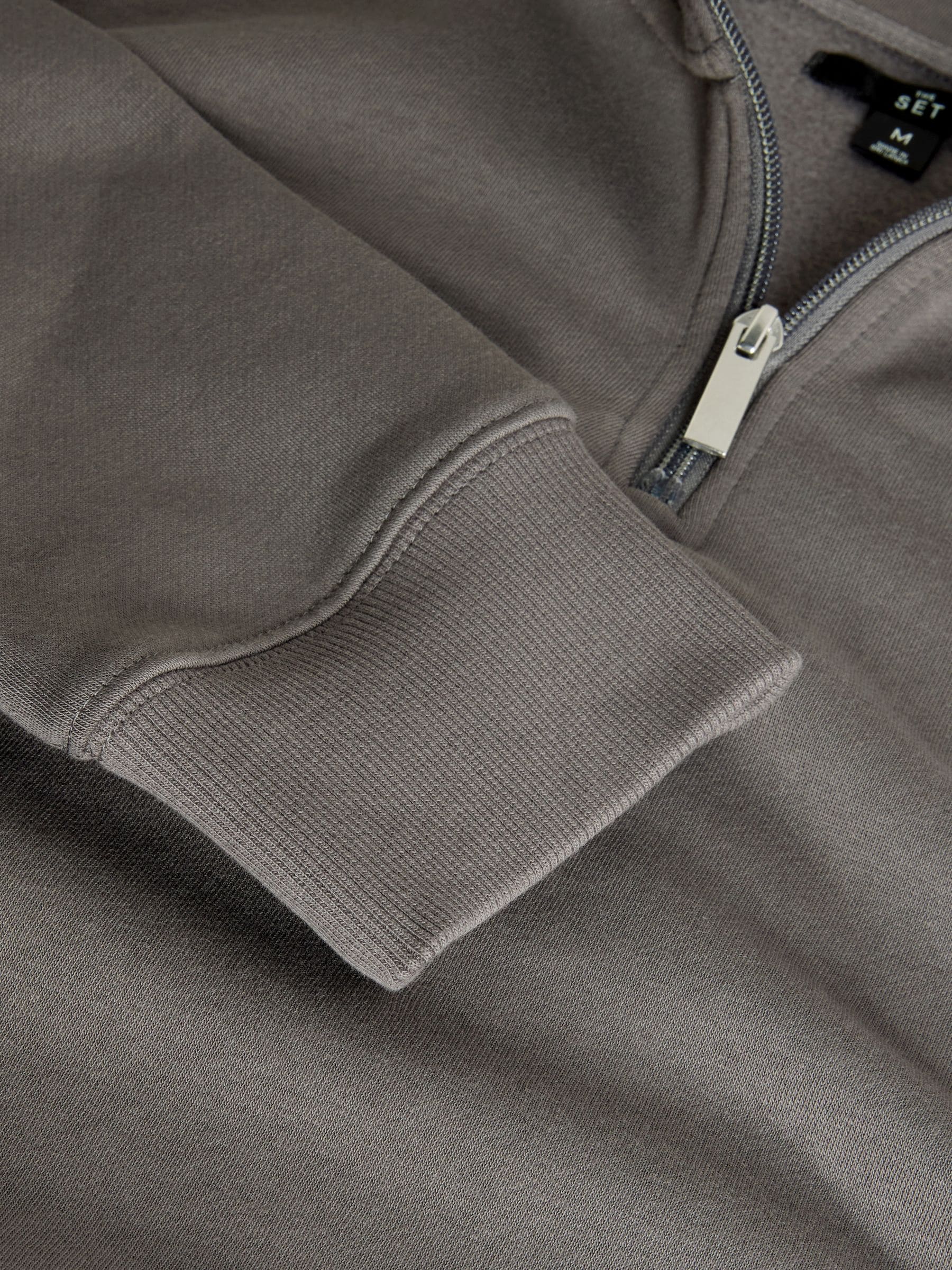 Zwart/grijs - The Set 2 Pack Zip Neck Sweatshirt