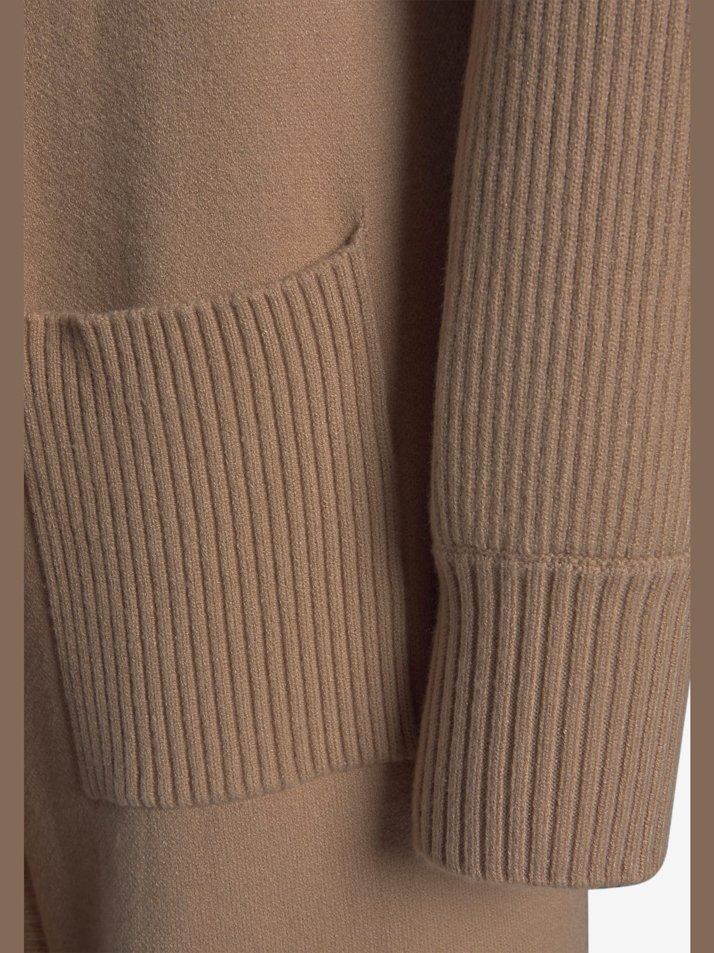 Veste en tricot long manteau en tricot en mélange de viscose