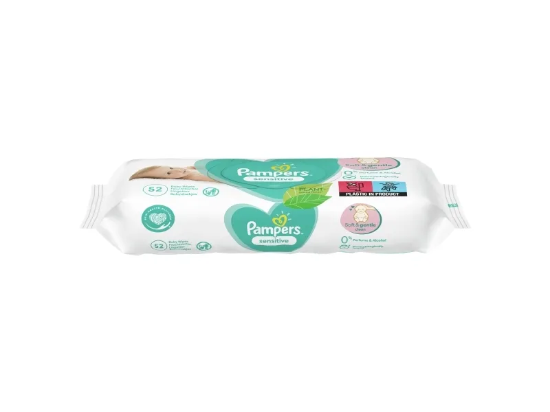 Pampers 81687213, Vådservietter til baby, Dermatologisk testet, Allergivenlig, Neutral pH, Parfumefri