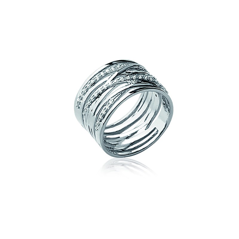 Bague Femme - Argent 925 - Oxyde de zirconium