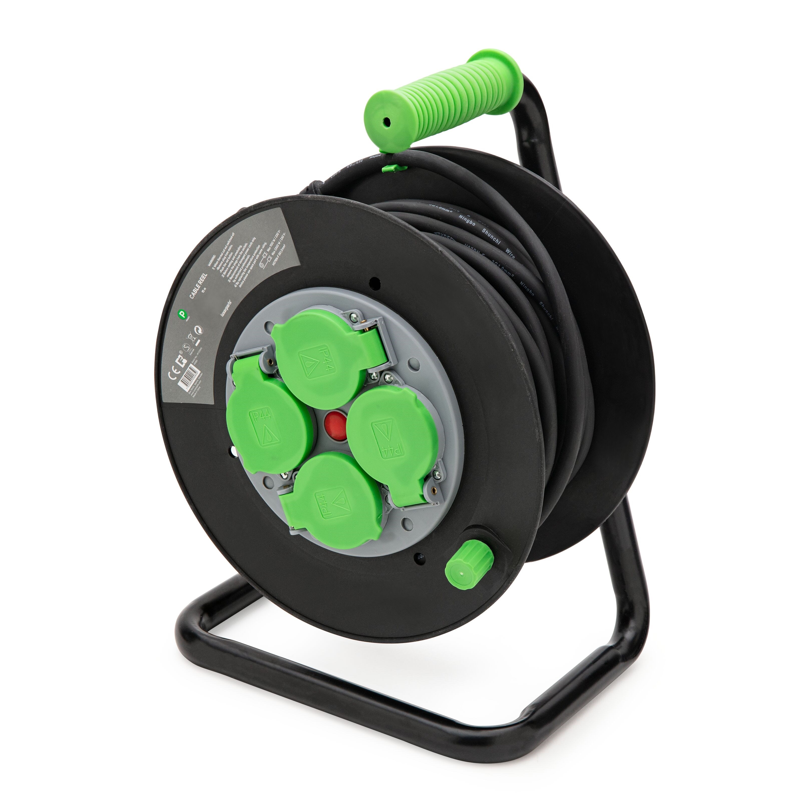 Luxorparts 4-veis kabelsnelle 15 m IP44