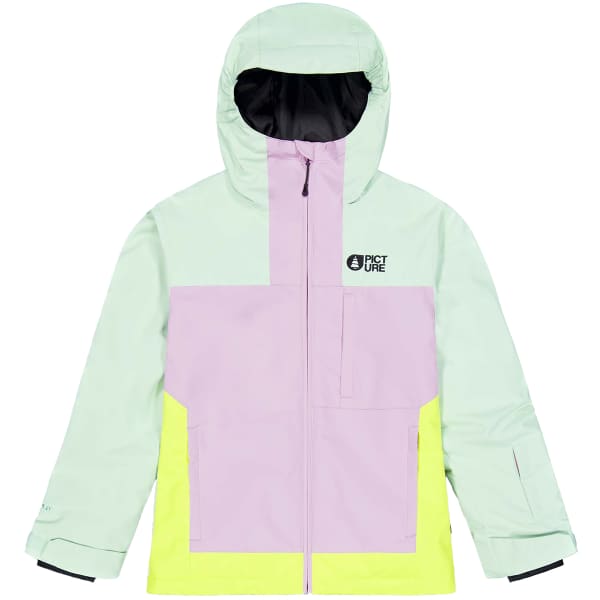 Veste de ski PICTURE SEADY JKT JR SILT GREEN ORCHID ACID