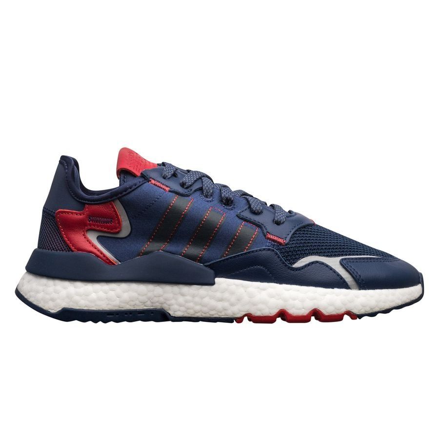 adidas Originals Chaussures Nite Jogger - Bleu marine/Bleu Marine/Rouge