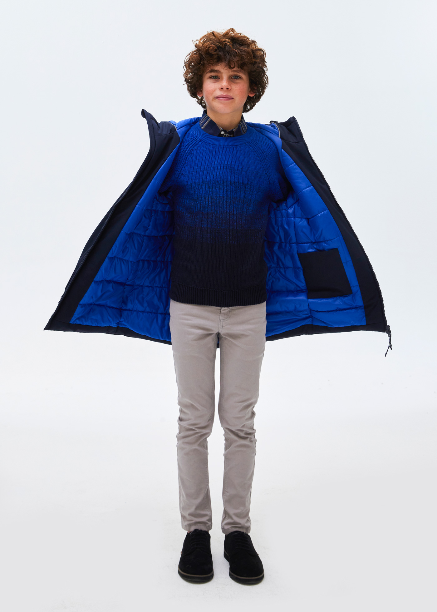 Jaqueta parka infantil