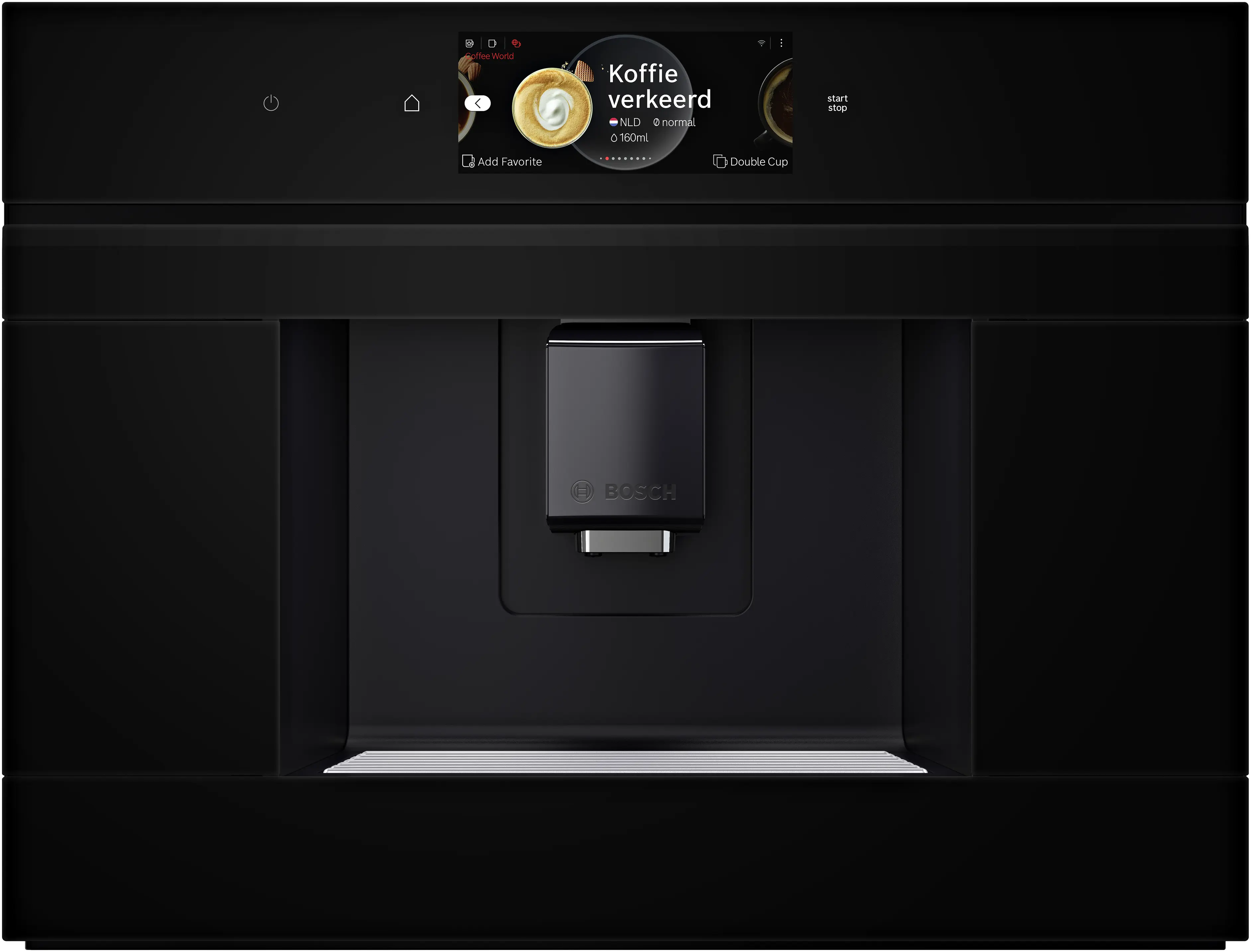 Serie 8 Inbouw koffie volautomaat Zwart
