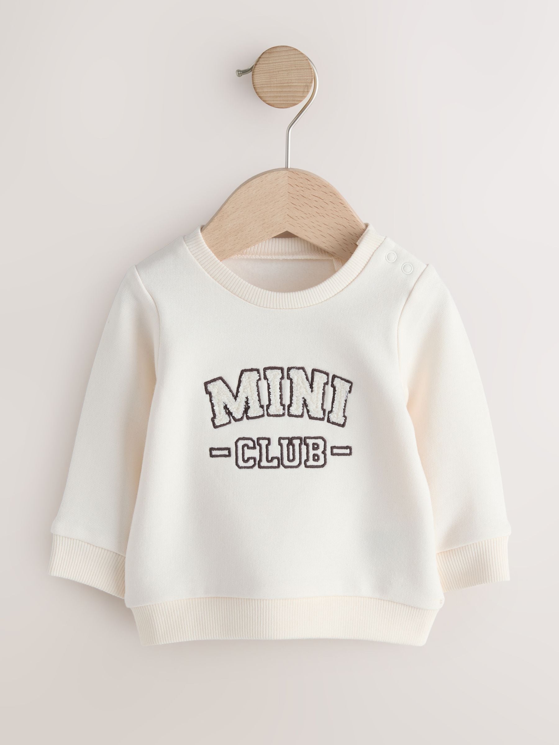 Chocoladebruin - Maternity Mini Me Sweatshirt Set