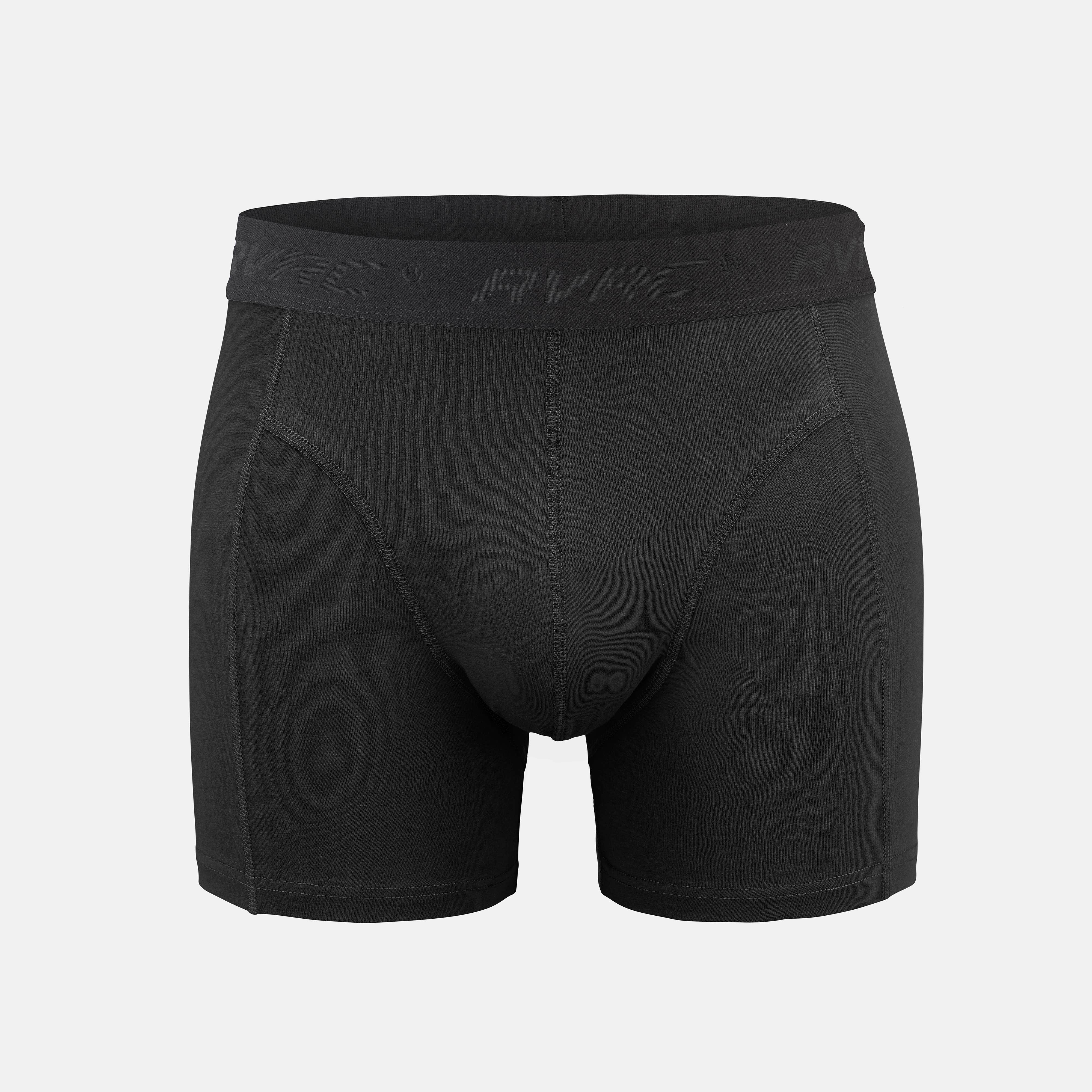 3-pack Ultimate Soft Boxers Herre Black/Grey Melange