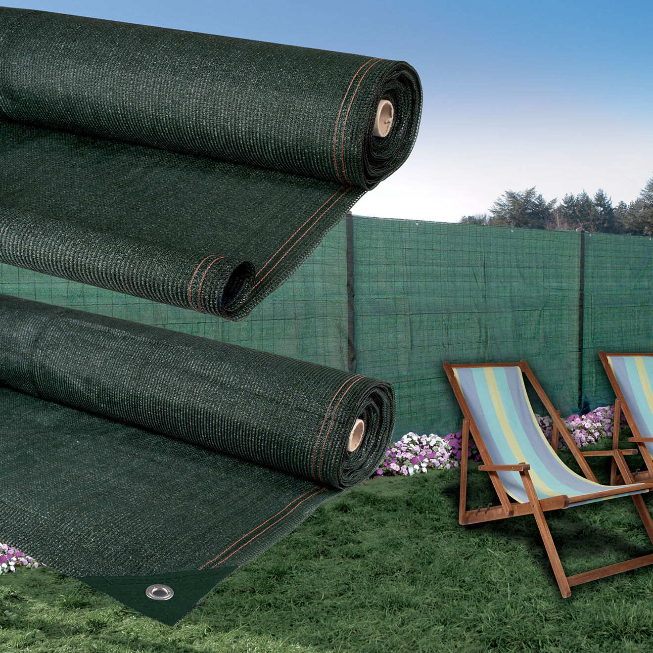 Pratik Garden Brise vue Occultation vert - 1x5 m