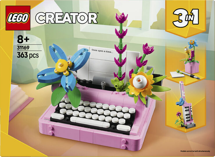 Lego Skrivemaskine med blomster 31169