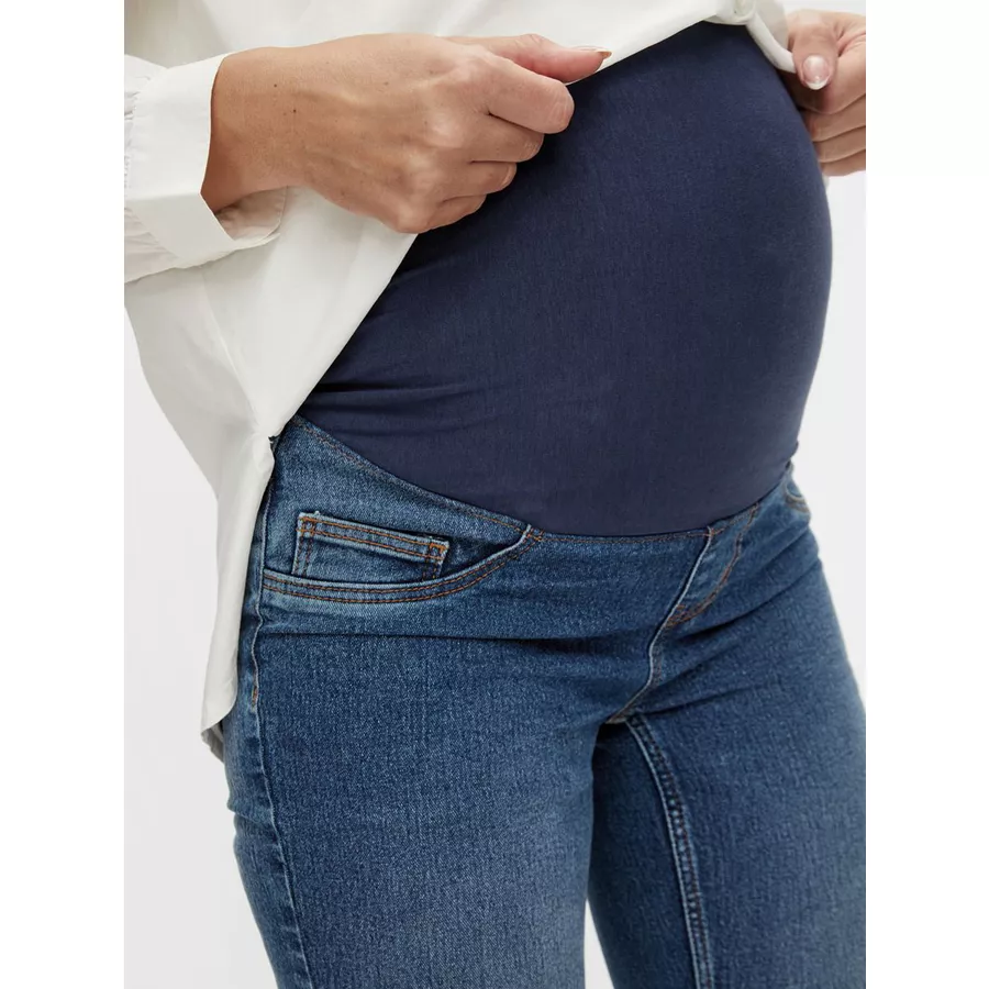 mama;licious Umstandsjeggings MLAMY Medium Blue Denim