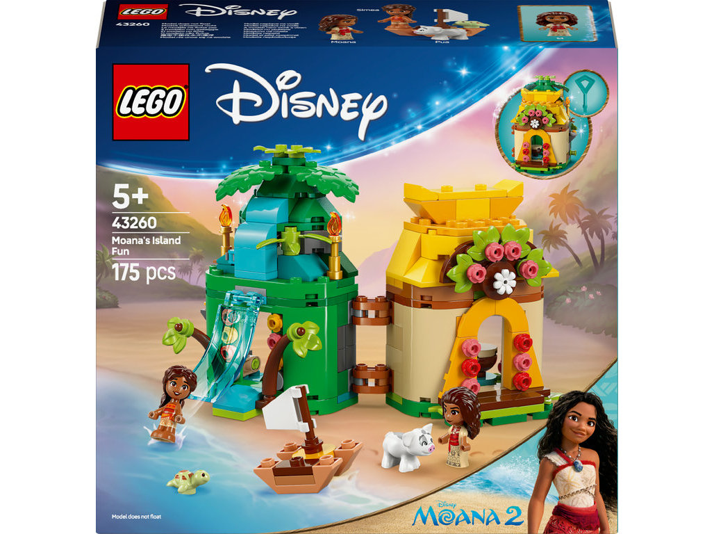 DIVERSÃO NA ILHA DA VAIANA LEGO DISNEY PRINCESAS