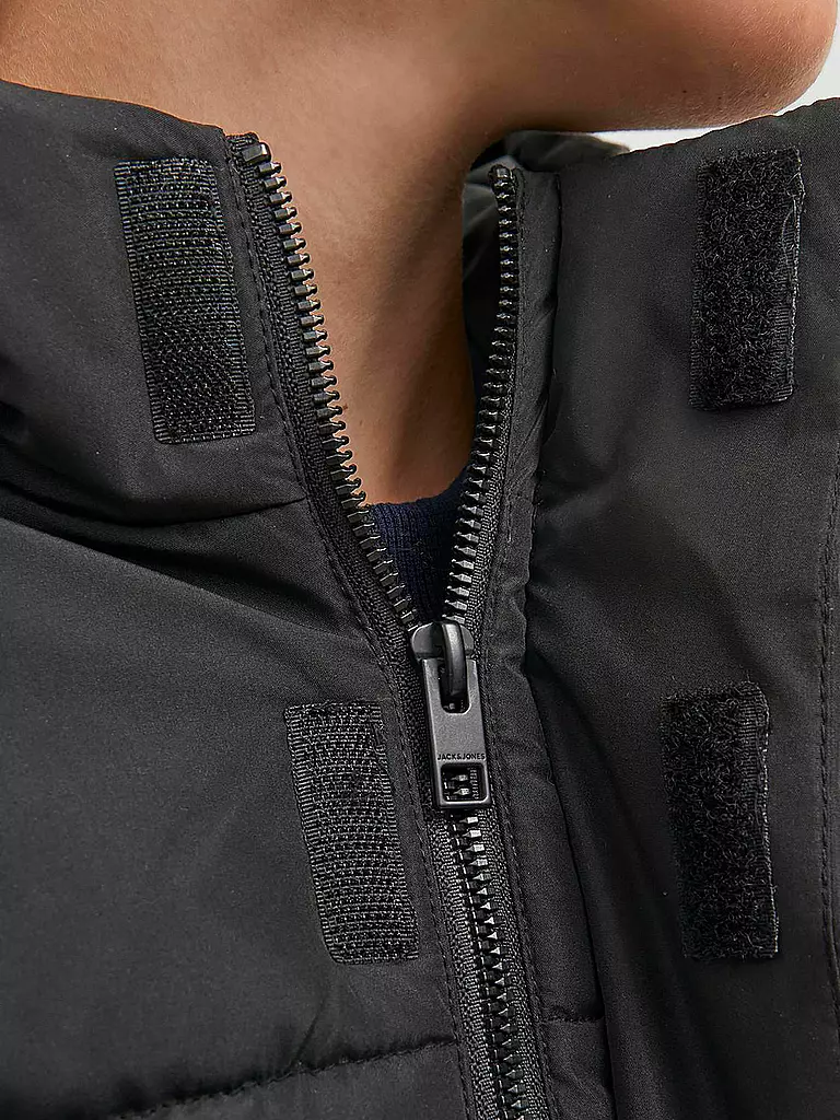 JACK & JONES Jungen Steppjacke JCOSPEED schwarz