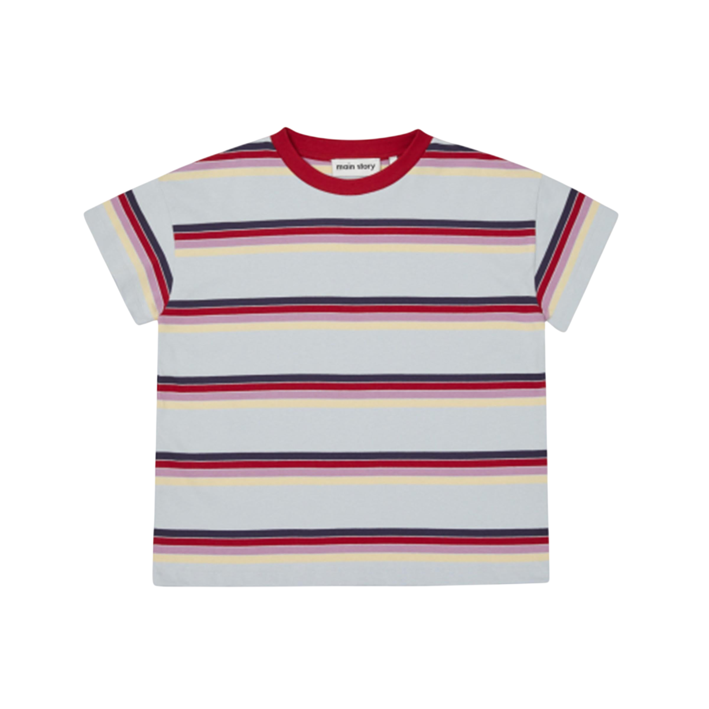 T-Shirt Pearl Blue Stripe Jersey