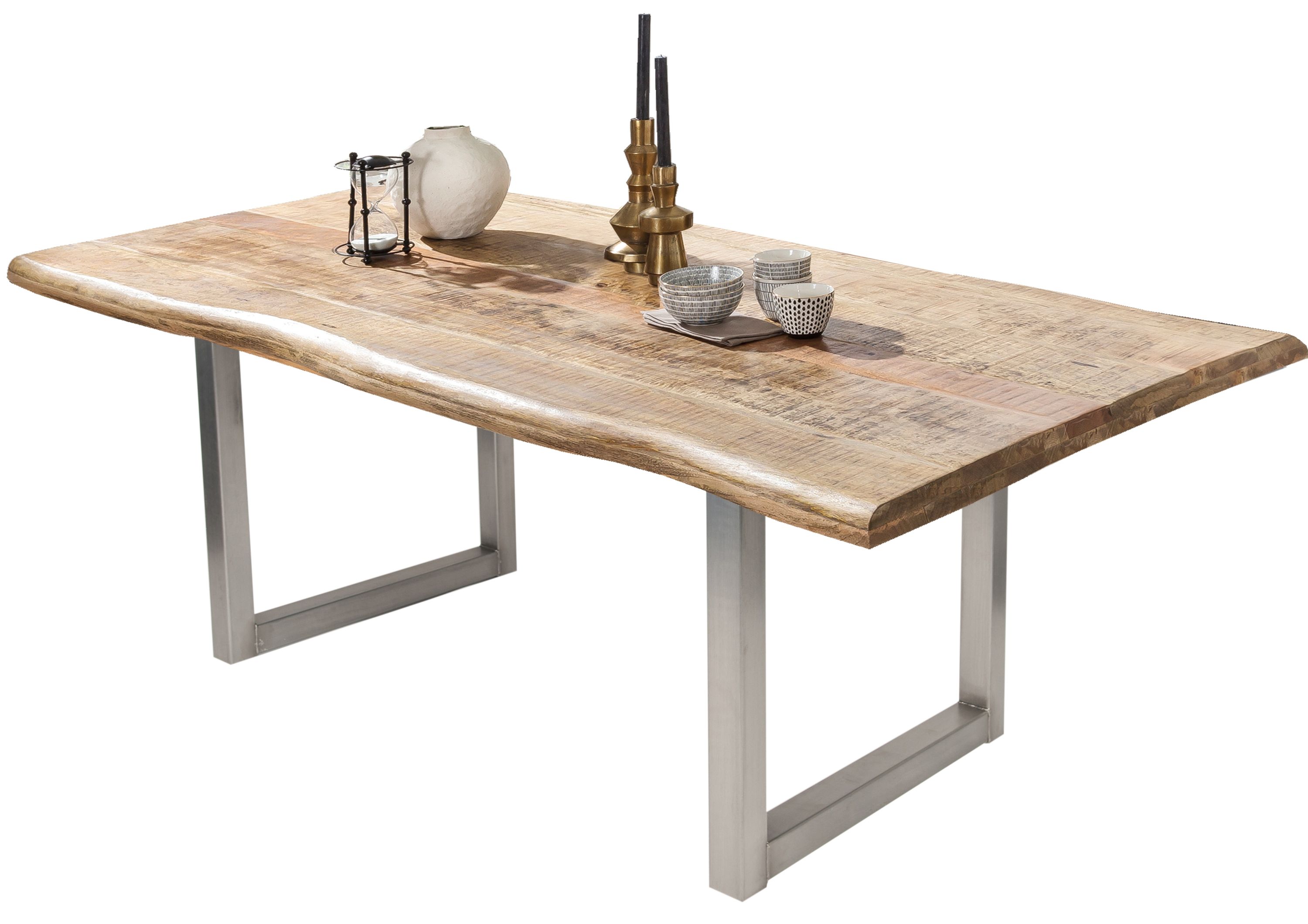 Tischplatte 100x240 Mangoholz Esstisch Schreibtisch DIY Esszimmer Küche Tisch