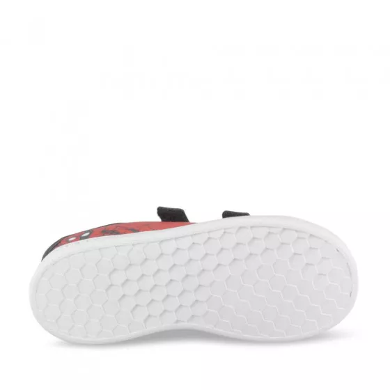 Baskets ROUGE ADIDAS Advantage Spiderman