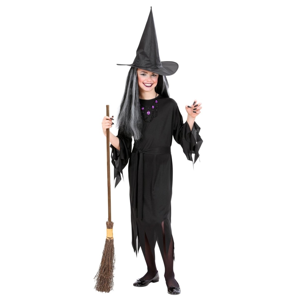 Halloween Jurk Kind Heks 2 delig