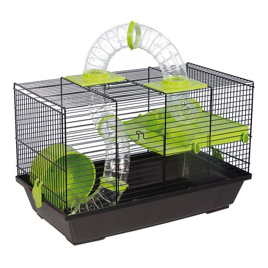 Gaiola preta Voltregà 938 para hamster russo