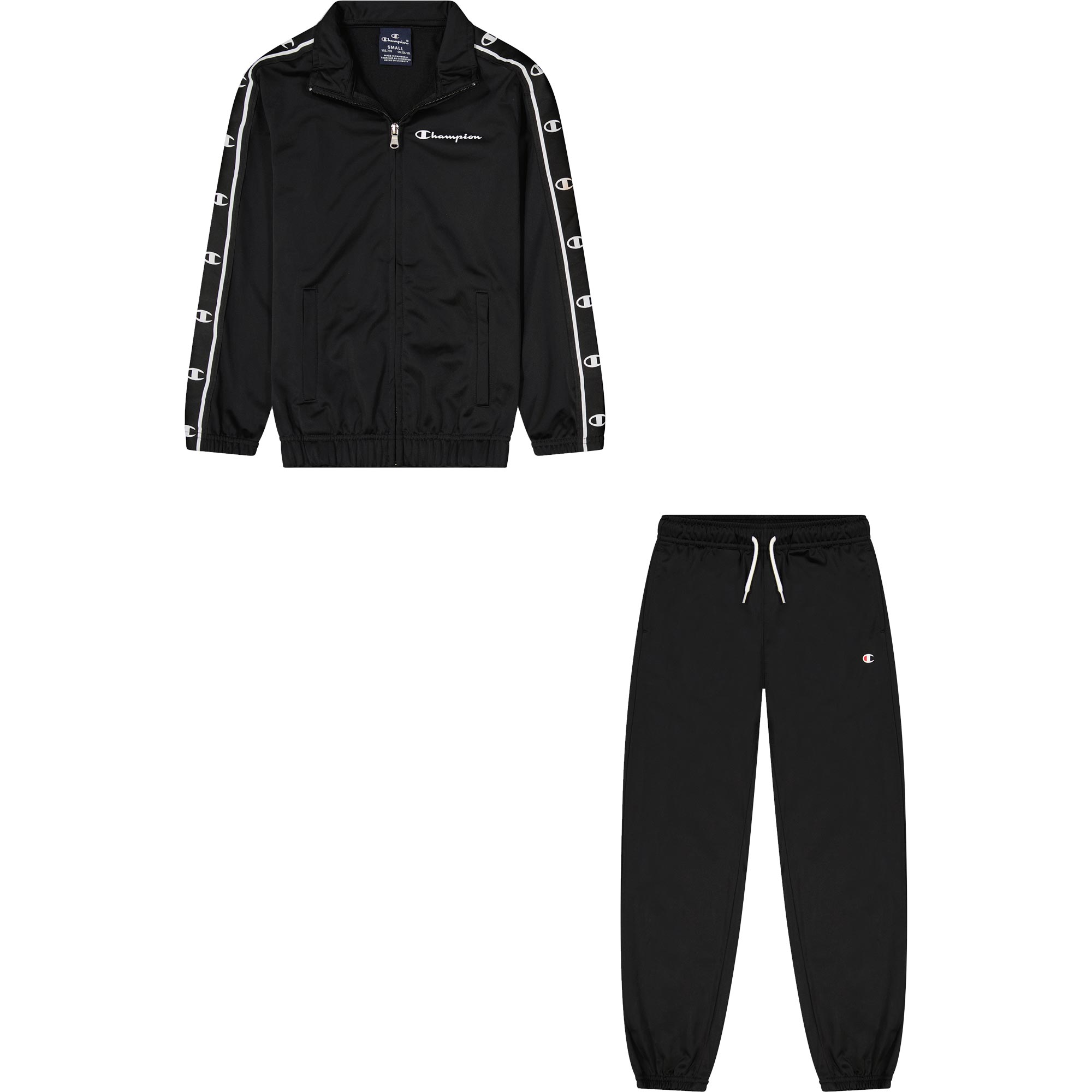 Champion Full Zip Suit Jogginganzug Kinder black beauty