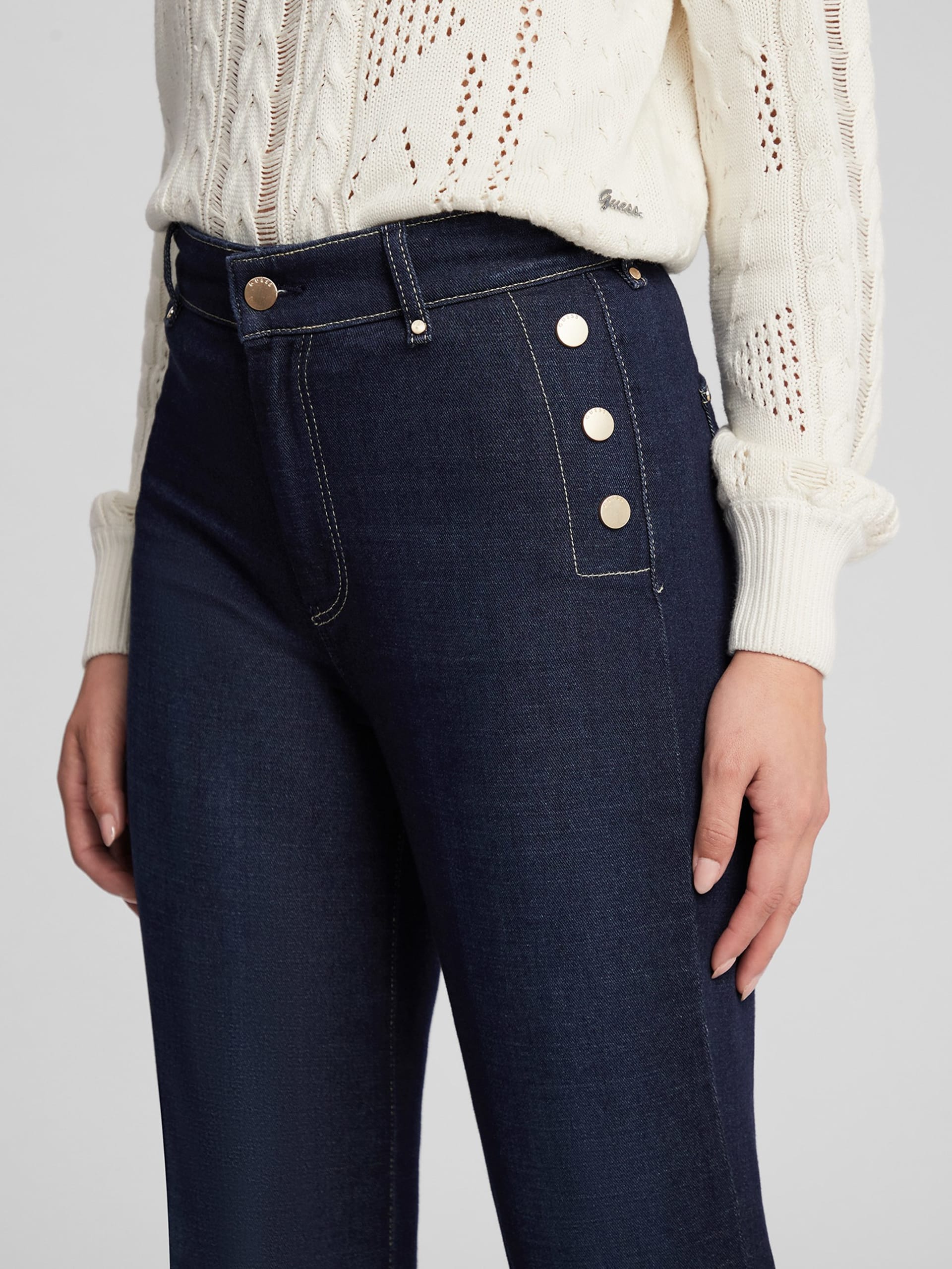 Calça jeans boca de sino Eco Faye Sailor