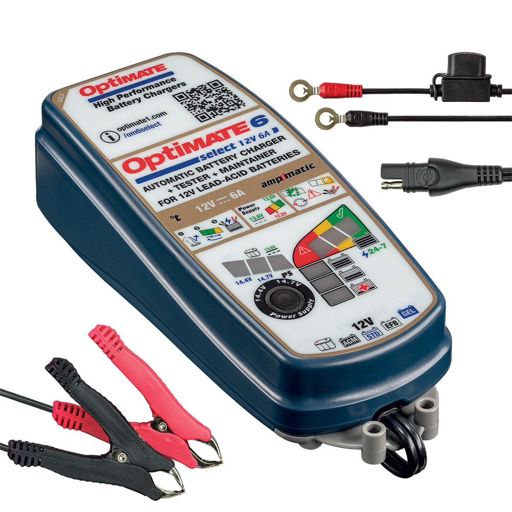 TecMate - Chargeur de batterie Optimate 6 Select TM370
