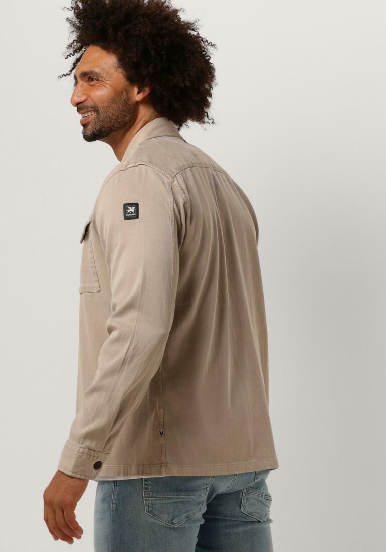 VANGUARD beige vanguard overshirt long sleeve shirt gold topaz shirtjacket
