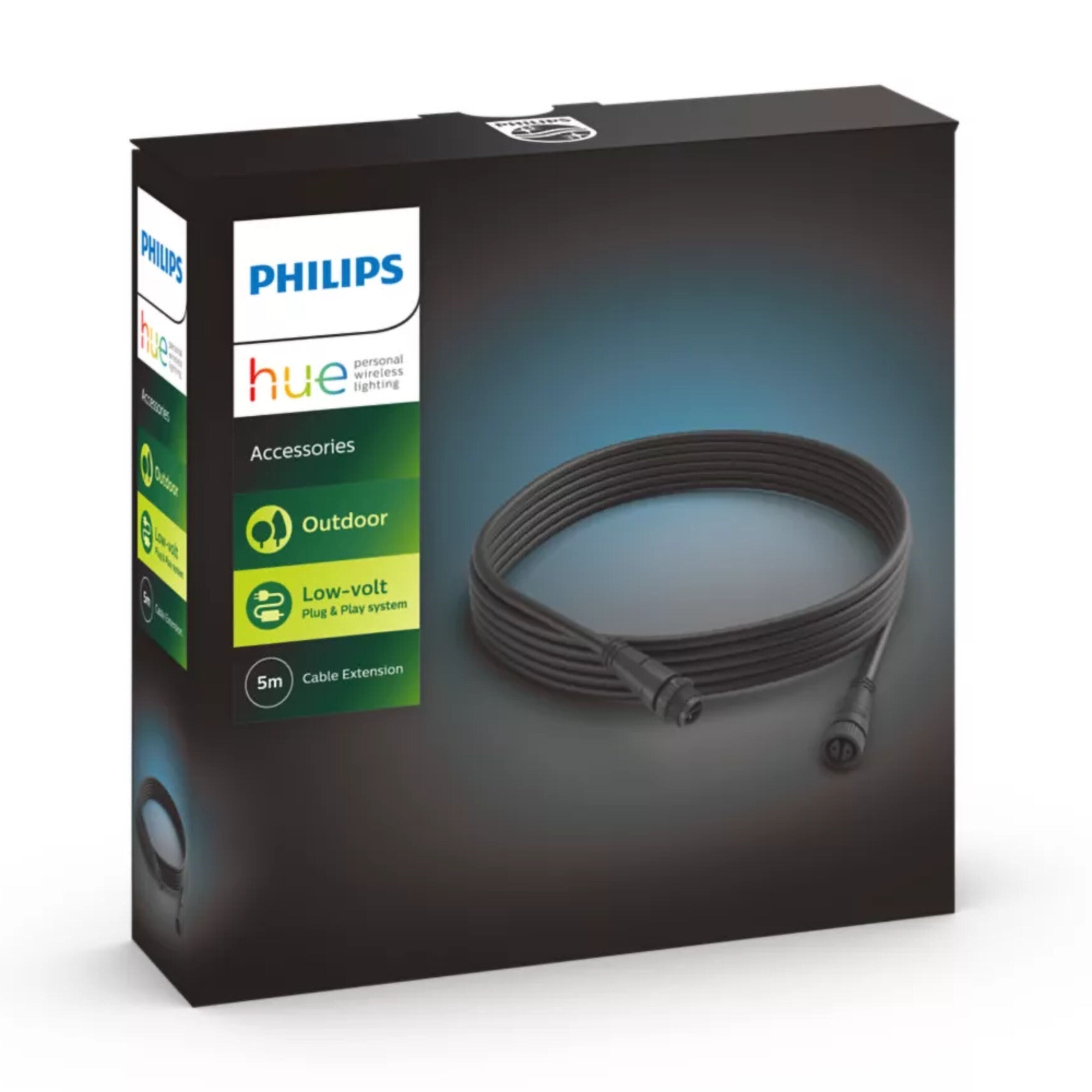 Philips Hue Forlengelseskabel for utendørsbruk 5 m