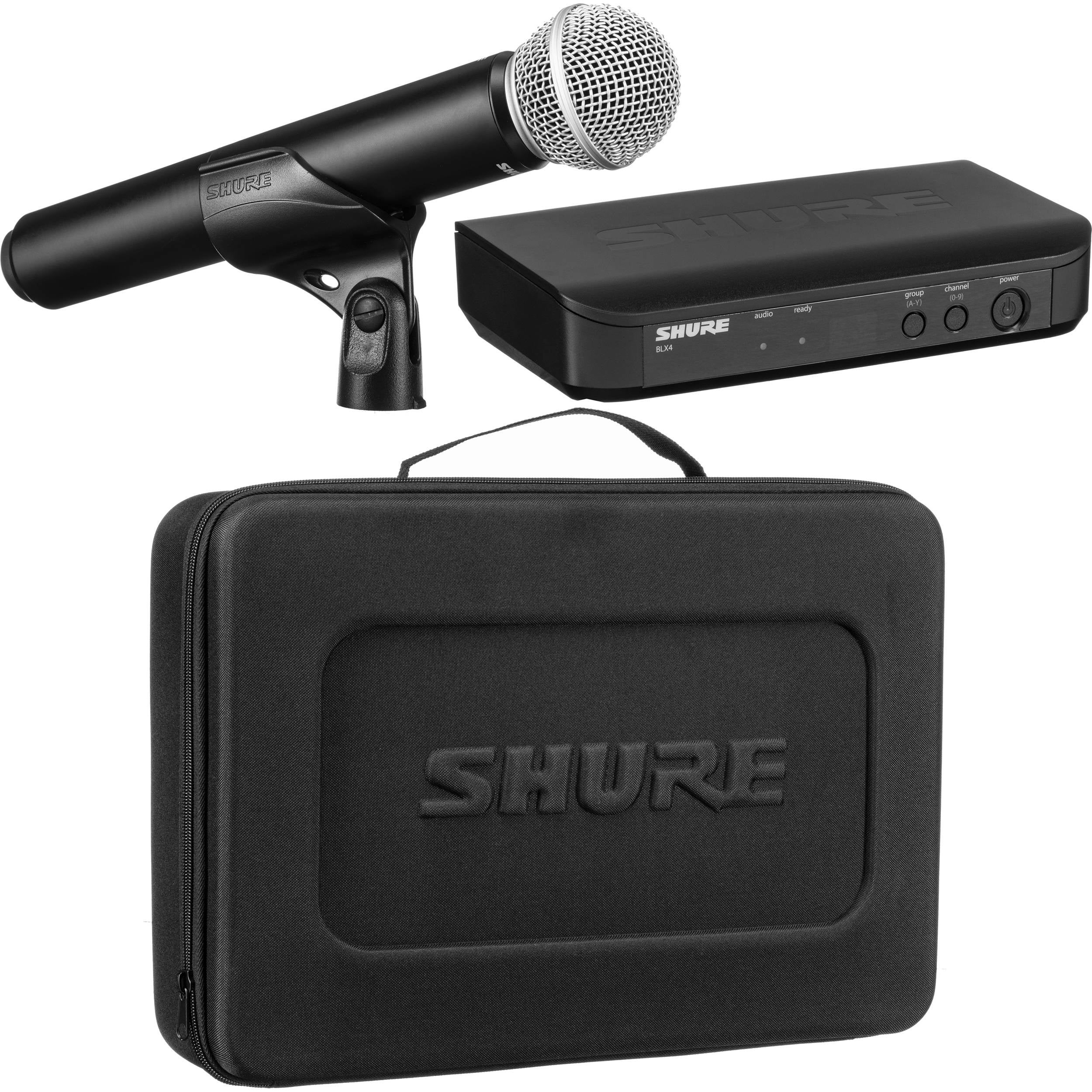 Shure BLX24E/SM58-H8E draadloos handheld systeem (518-542 MHz)