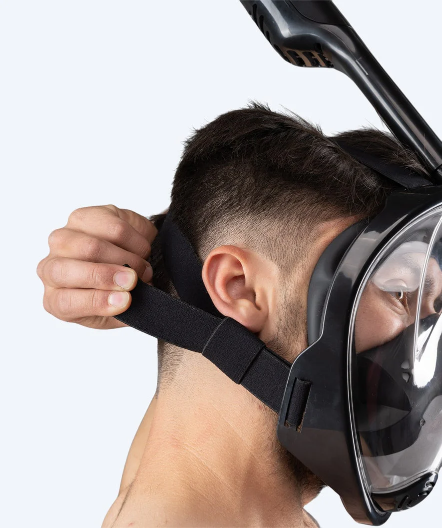 Watery fullface dykkermaske til voksne - Sort