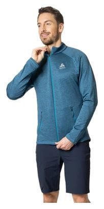 Polaire Thermique Zippé Odlo Tencia Bleu