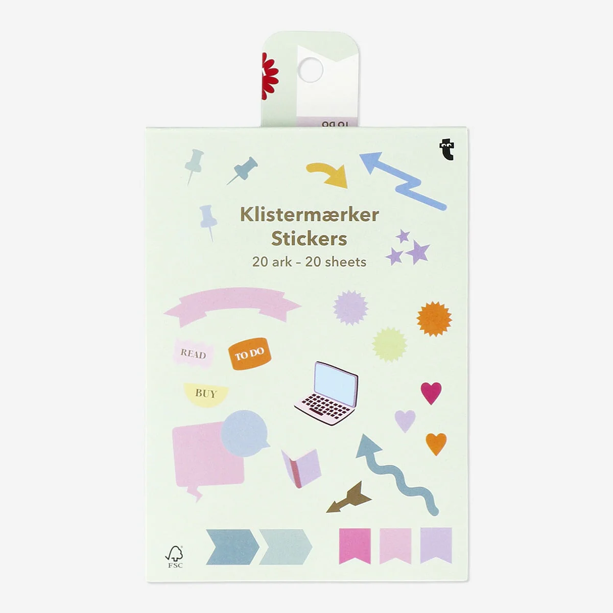 Klistermærker til bullet planner