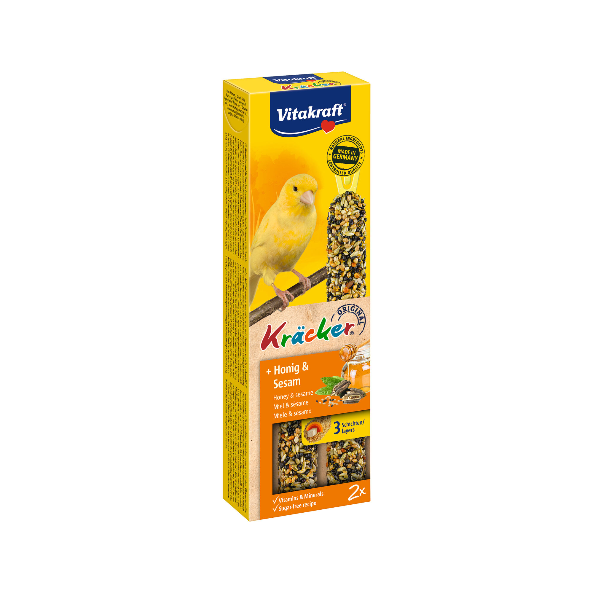 Vitakraft Kräcker Original Kanarie - Honing & Sesam
