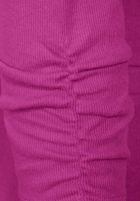 Basic Blazer mit Raffungen - bright cozy pink