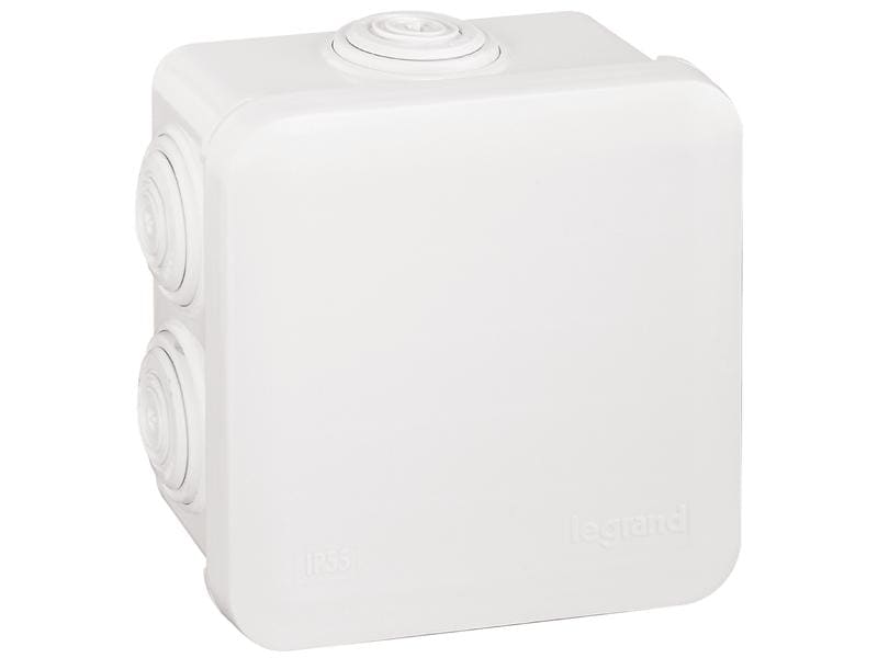 Legrand Abzweigdose Plexo AP, nass IP55, Weiss 80 x 80 x 45 Aufputz Nass-Abzweigdose IP55