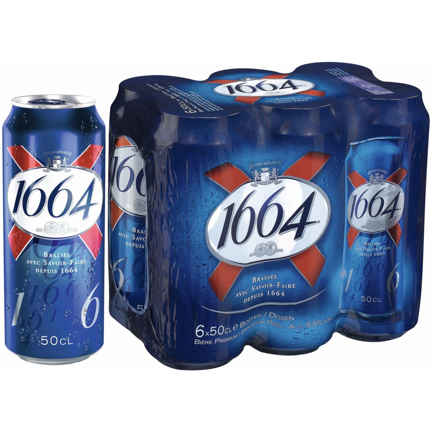 1664 Original Lager Bier 6x50cl -300cl