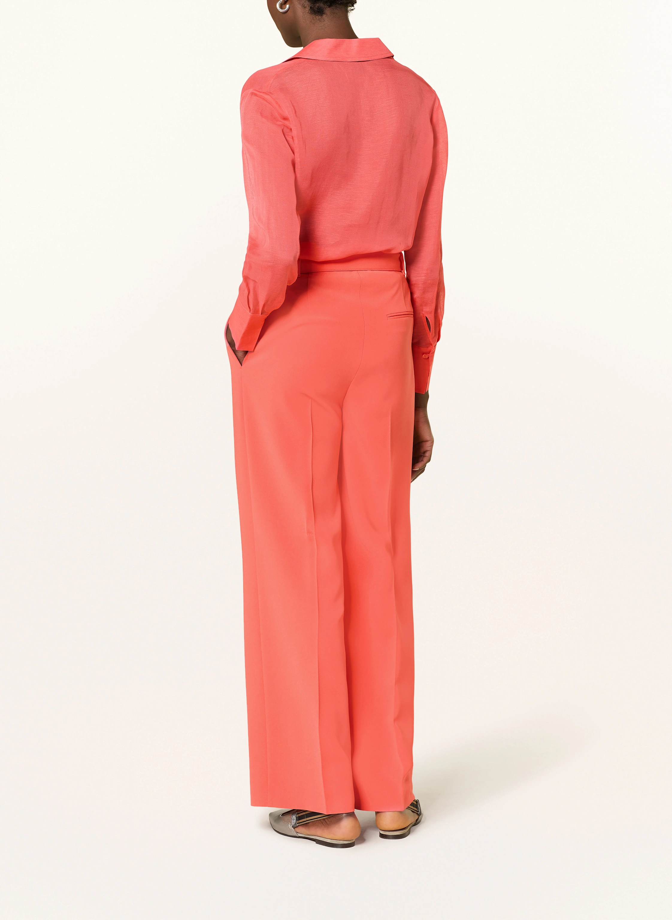 BOSS Bluse BOSALA mit Leinen