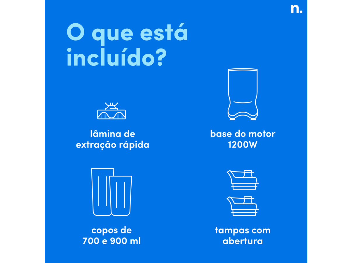 LIQUIDIFICADORA NUTRIBULLET NB1206DGCC 1200W 946ML CINZENTO