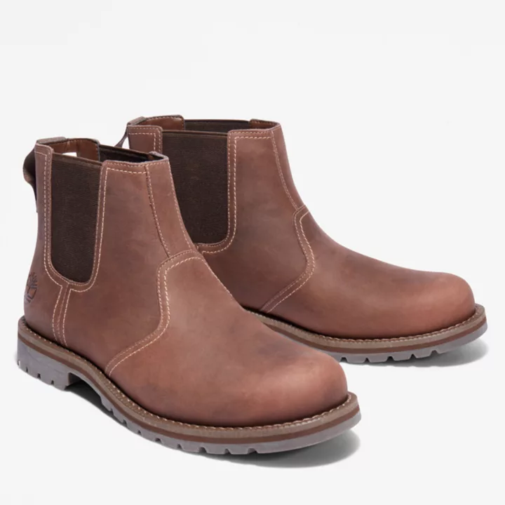 Bota Chelsea Larchmont II para homem, cor castanho claro.