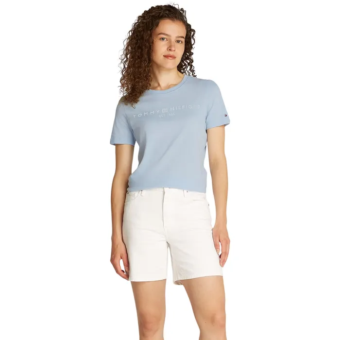 Tommy Hilfiger Regular Corp Logo Shirt Dames