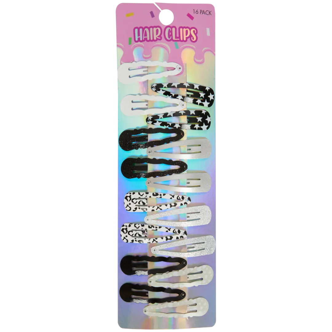 Haarclips 16 stuks | diverse varianten