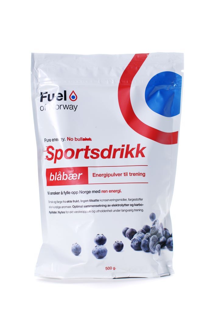 Fuel of Norway Sportsdrikk Blåbær