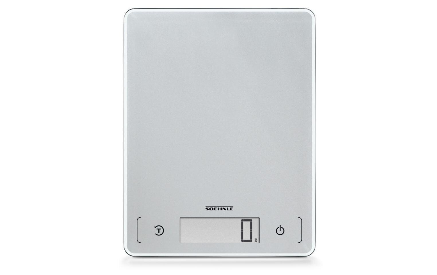 Küchenwaage Page Comfort 300 Slim GrauFlache Küchenwaage