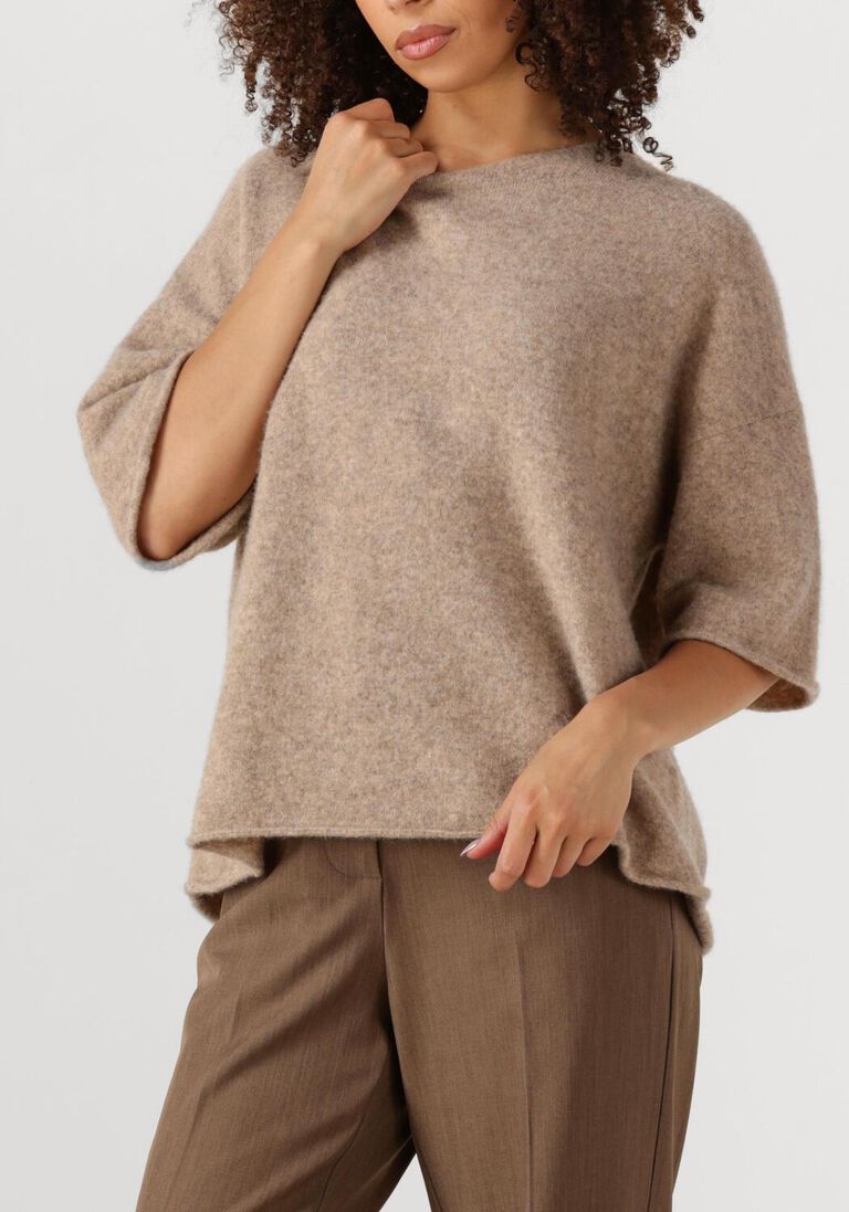 beige second female trui selana knit o-neck