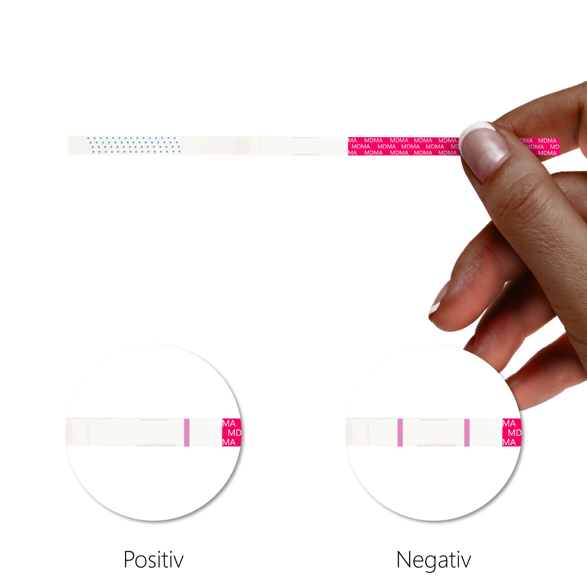 LuxmedIQ Drogenschnelltest für Ectasy - Urin Drogentest MDMA - Cutoff 500 ng/mL