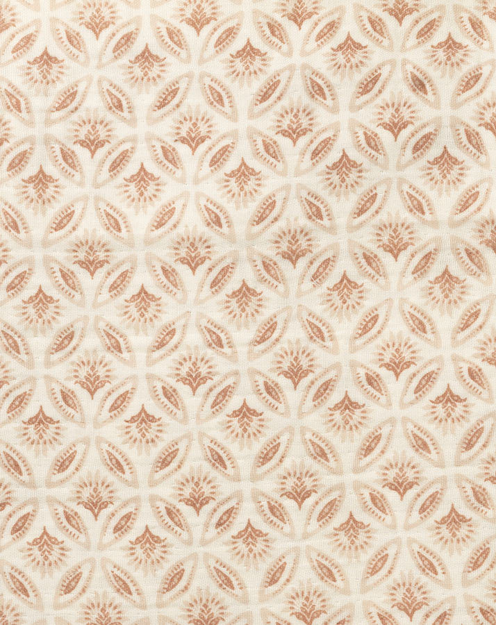Mulldecke SOFT COTTON – SWEET DATE (75x100) in rosa/weiß