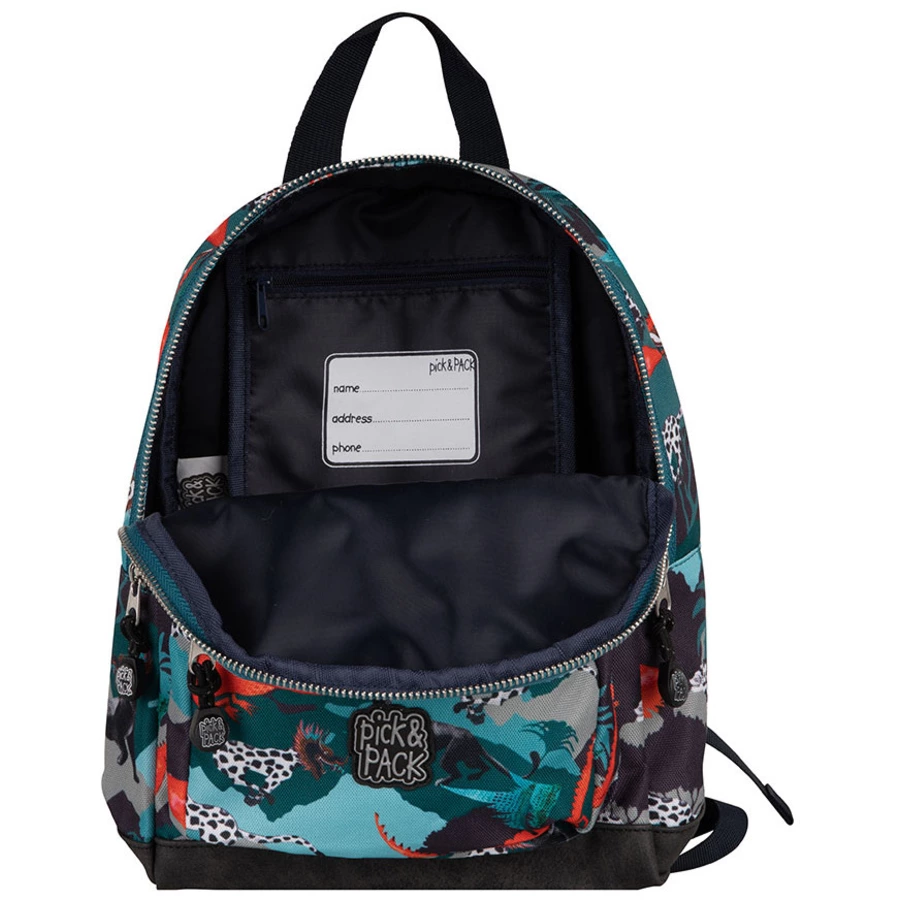 Pick & Pack Rucksack Forest Dragon S Silver