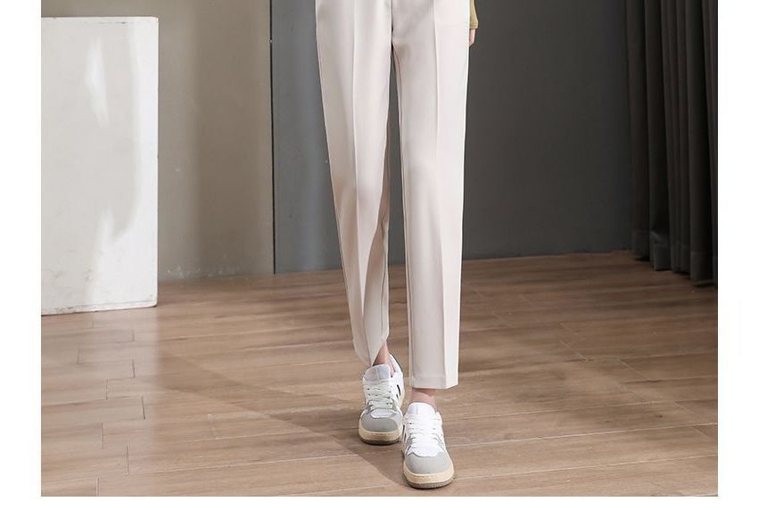 Tonni's - Hoge taille effen rechte broek (verschillende ontwerpen)