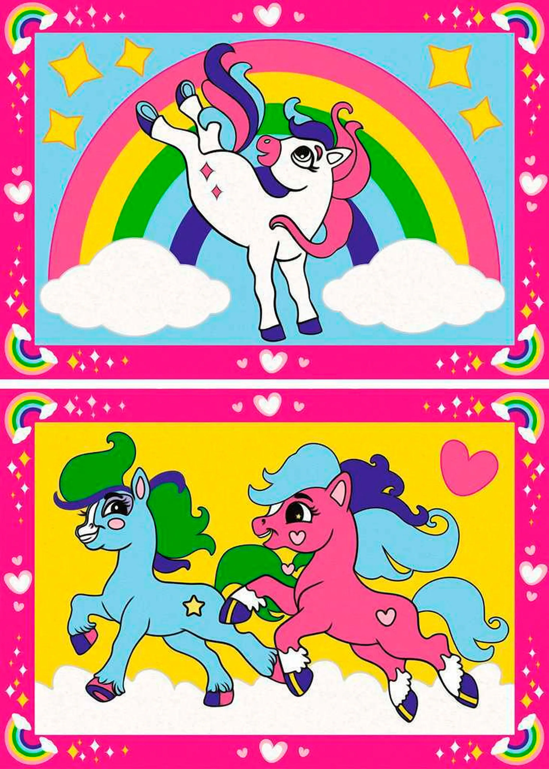 Ravensburger Zauberponys mit Regenbogen