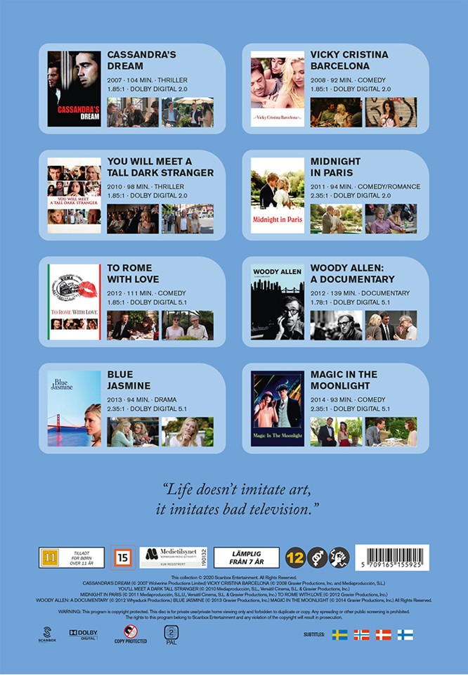 Woody Allen Collection Box - 8 DVD