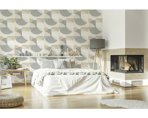 Vliesbehang 10150-02 ELLE Decoration Graphic beige